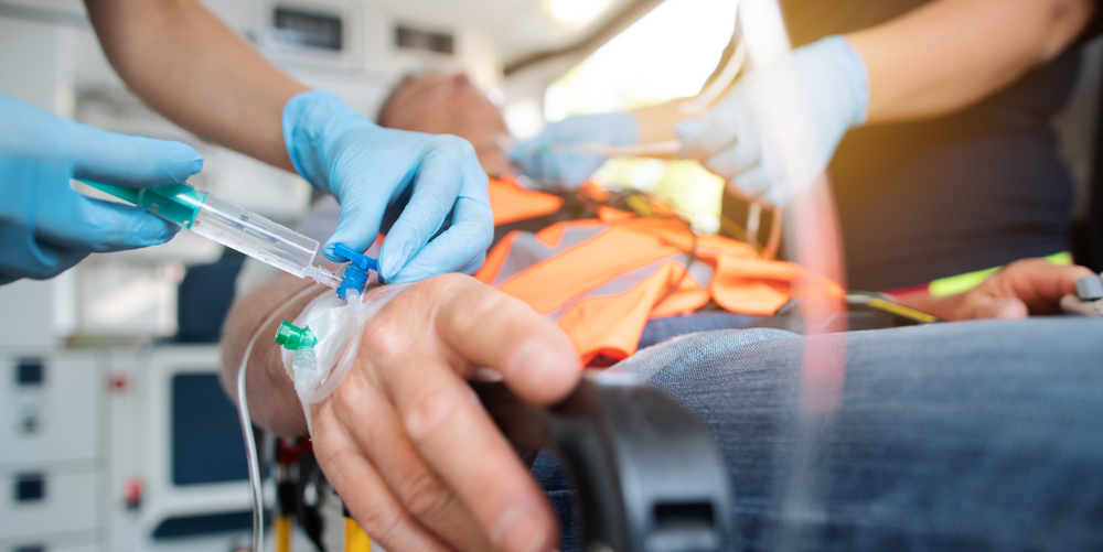 Florida paramedics with injured tourist