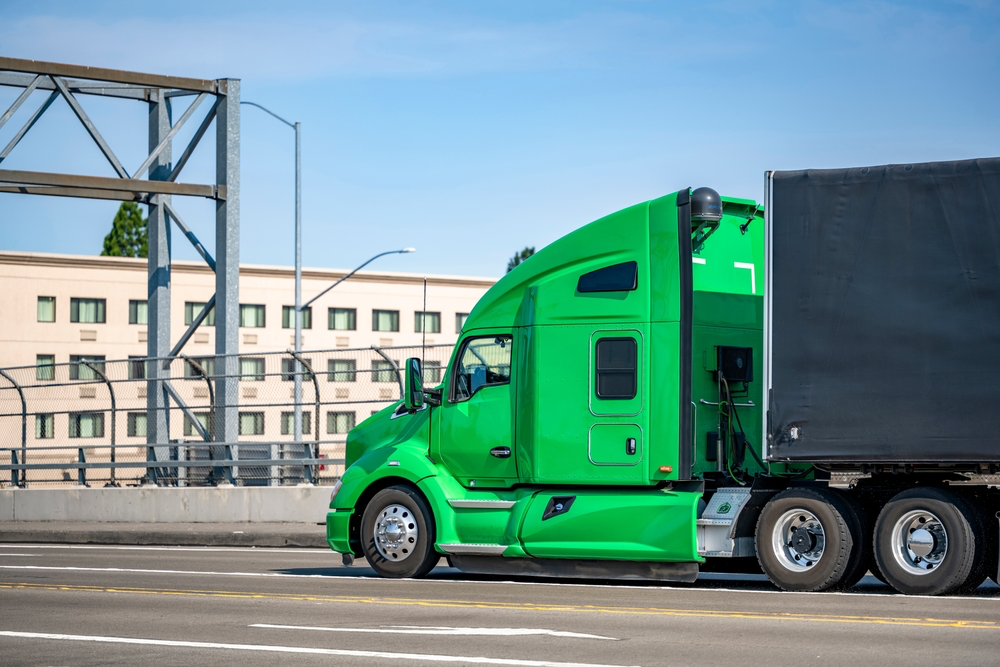 Publix commercial truck in Miami florida